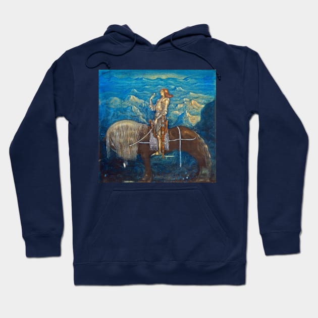 A Knight Rode On - John Bauer Hoodie by forgottenbeauty